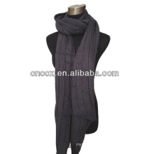 PK17ST309 fashion 100%acrylic jacquard knitted scarf fashion scarf